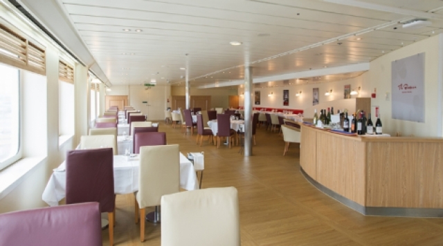 The Brasserie on P&O Ferries' Pride of York
