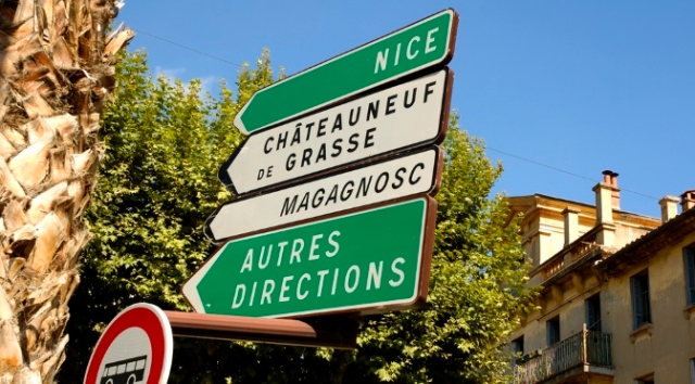 French Road Signs In Provence